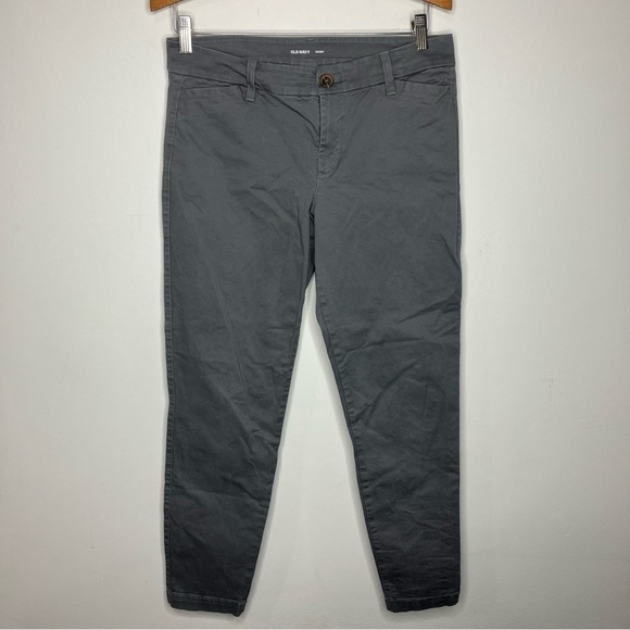 Old Navy gray skinny pants size 6 - Picture 1 of 6